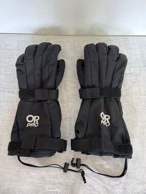 OR outdoor research gloves w/liners gore-tex black size M